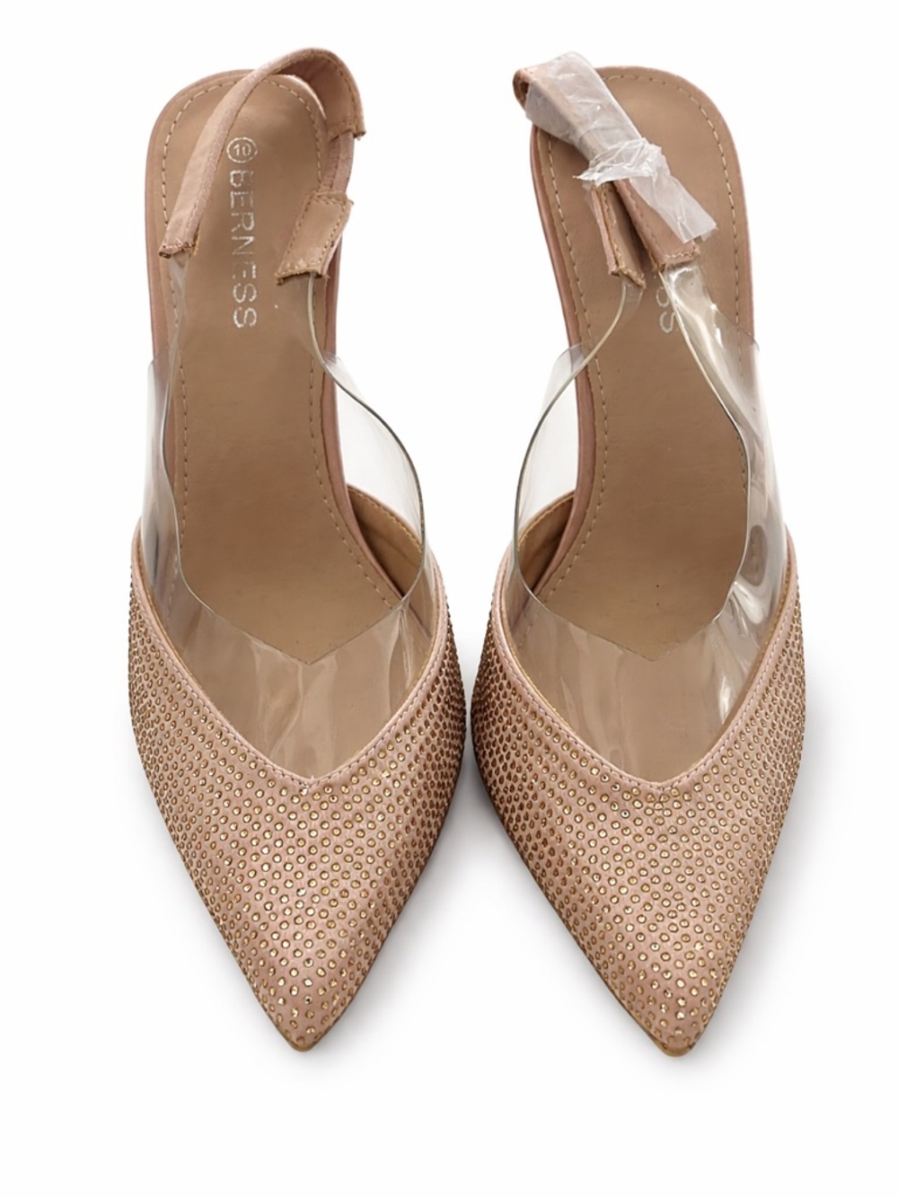 Nude Slingback Pointed Toe Flats